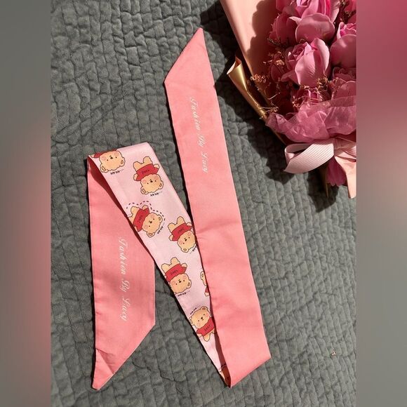 Pink Bear Hair Ribbon Headband – Fashion By Lucy - Picture 8 of 16